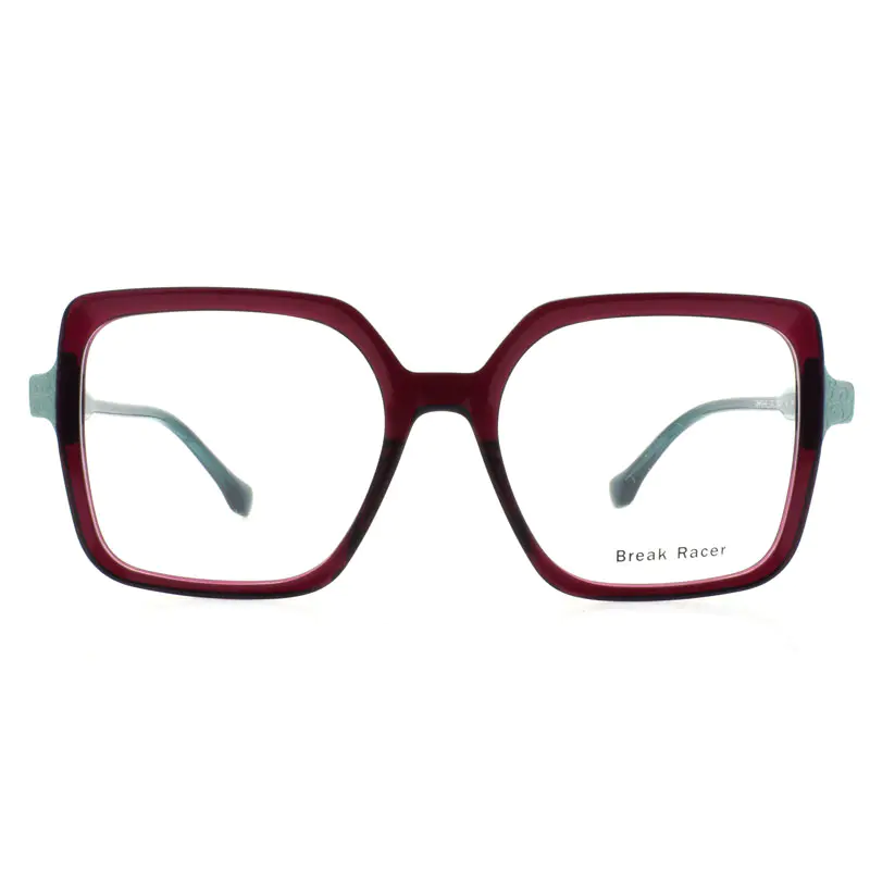 กรอบแว่นตา Acetate ทรงสี่เหลี่ยมผืนผ้า